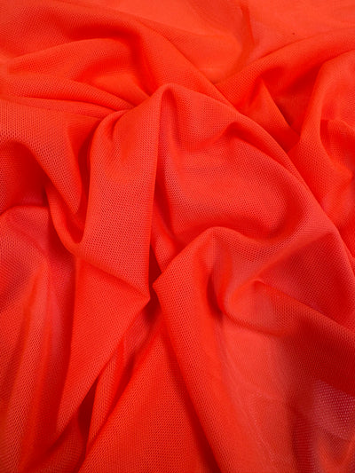 Plain Mesh - Fluoro  Orange - 150cm