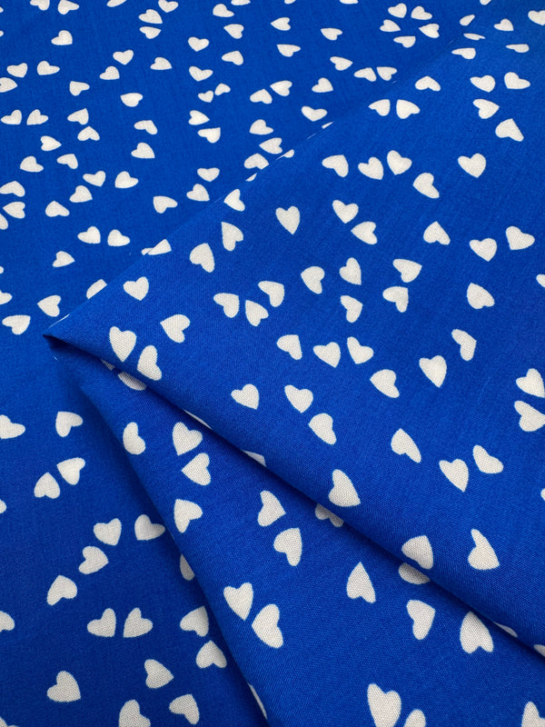 Designer Rayon - Blue Confetti - 145cm