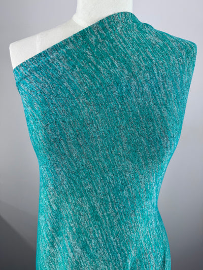 Textured Knit - Jade Marle - 150cm