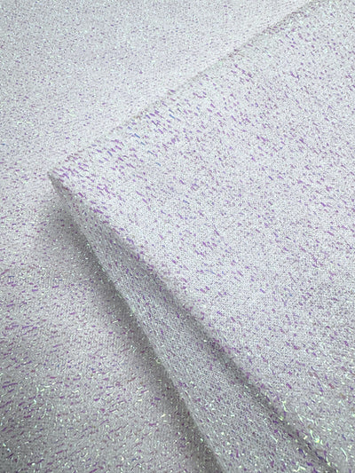 Lurex Stretch Knit - Ivory - 155cm