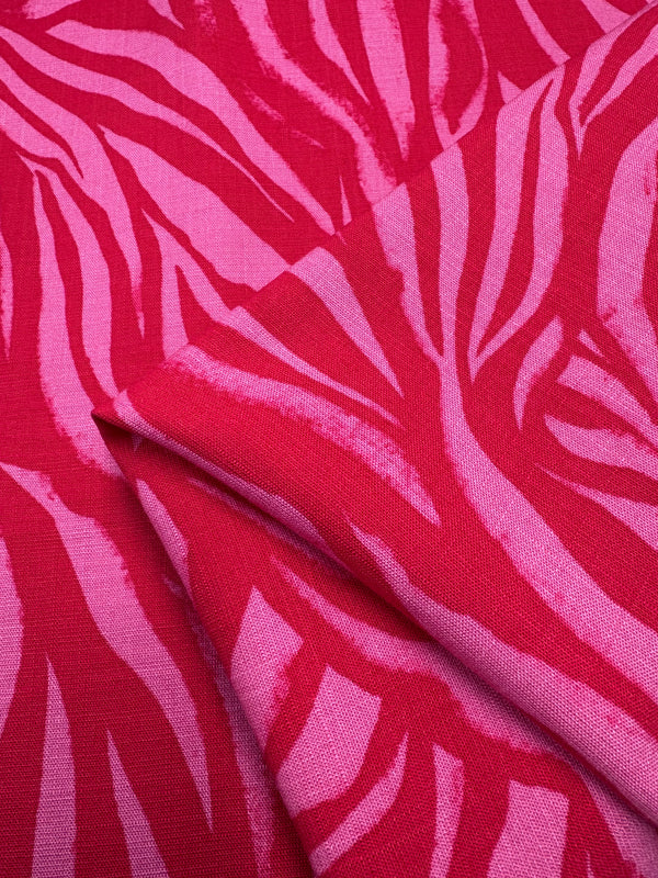 Linen Blend - wild Berry - 134cm