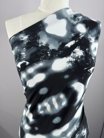 Printed Lycra - Ink Storm - 148cm