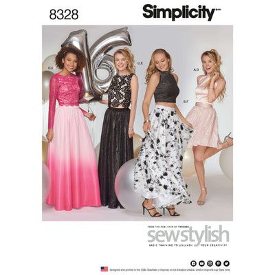 Pattern - Simplicity - S8328 -  Misses Special Occasions Dress