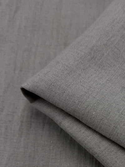 Pure Linen Plain Weave - Humus  - 144cm