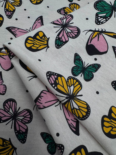 Printed Jersey - Butterfly Neadow - 160cm