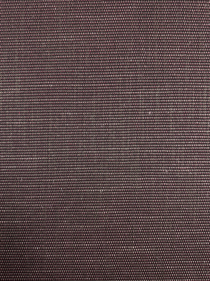 Close-up of Super Cheap Fabrics Grid Upholstery - Yari 125 (147cm), a brown heavyweight fabric with a fine, tightly woven grid pattern featuring subtle horizontal and vertical lines across the textured surface.