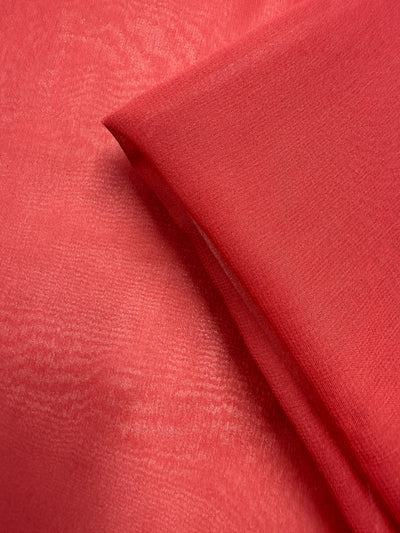 Pure Silk Georgette - Red Quince - 135cm