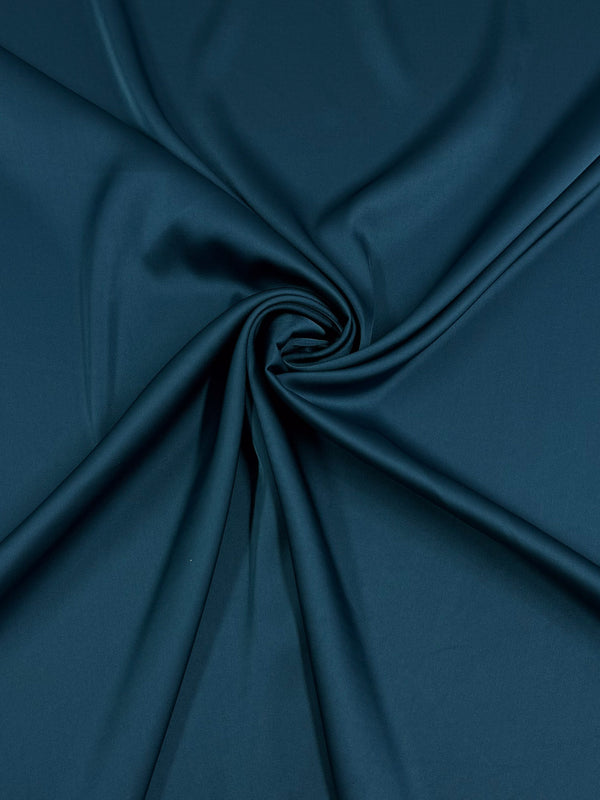 Liquid Satin - Moroccan Blue - 150cm