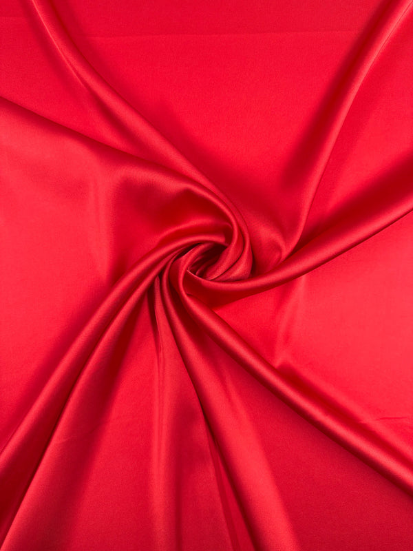 Liquid Satin - Tomato- 150cm
