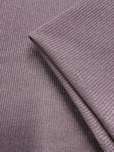 Viscose Rib Knit - Violet Ice - 134cm