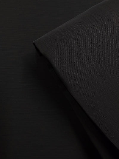 Mercerised Wool Suiting - Raven - 158cm