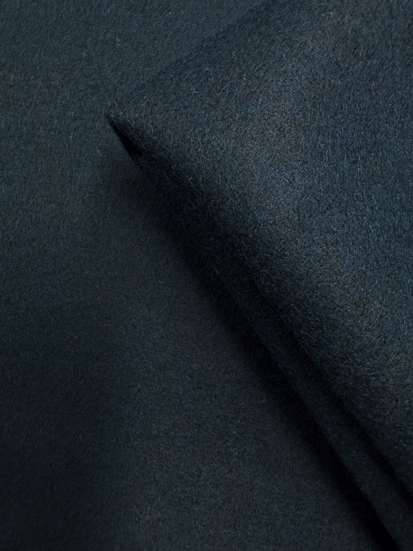 Wool Cashmere - Darkest Teal - 150cm