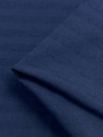 Textured Cotton - Dark Navy - 145cm