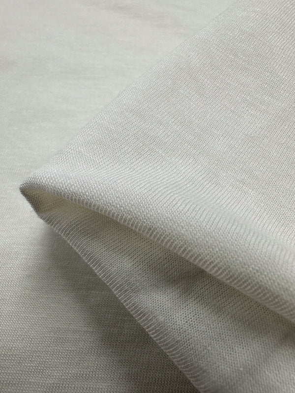 Linen Jersey - Ivory - 165cm