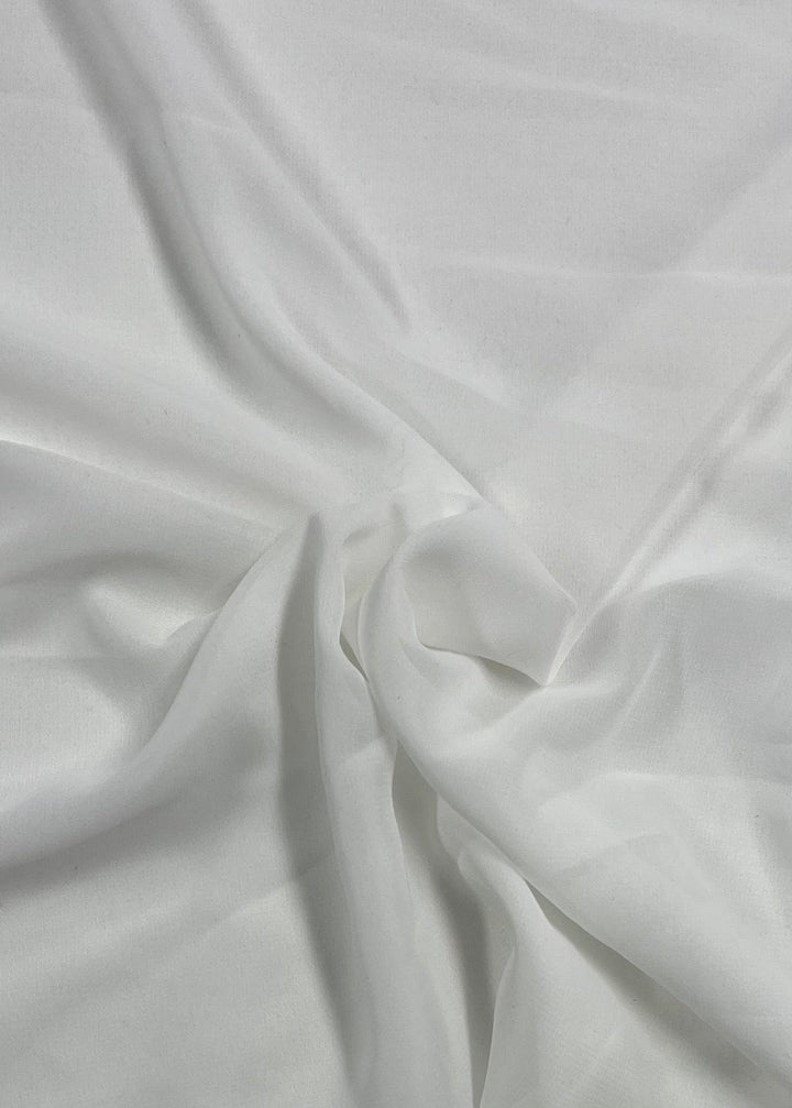 Hi-Multi Chiffon - Ivory - 150cm - Super Cheap Fabrics